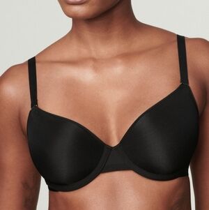 Cuup The Demi T-Shirt - Spacer Underwire Bra Black Sz 44C New WL412